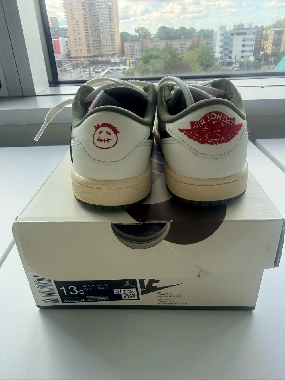 Travis Scott kids Jordan 1 retro low sneakers